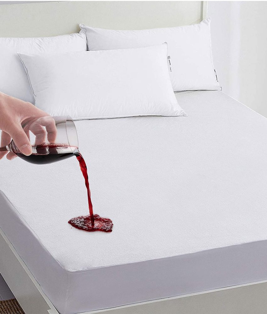 Protectie saltea husa frotir bumbac 100% impermeabila pentru saltea de 180x200x25cm