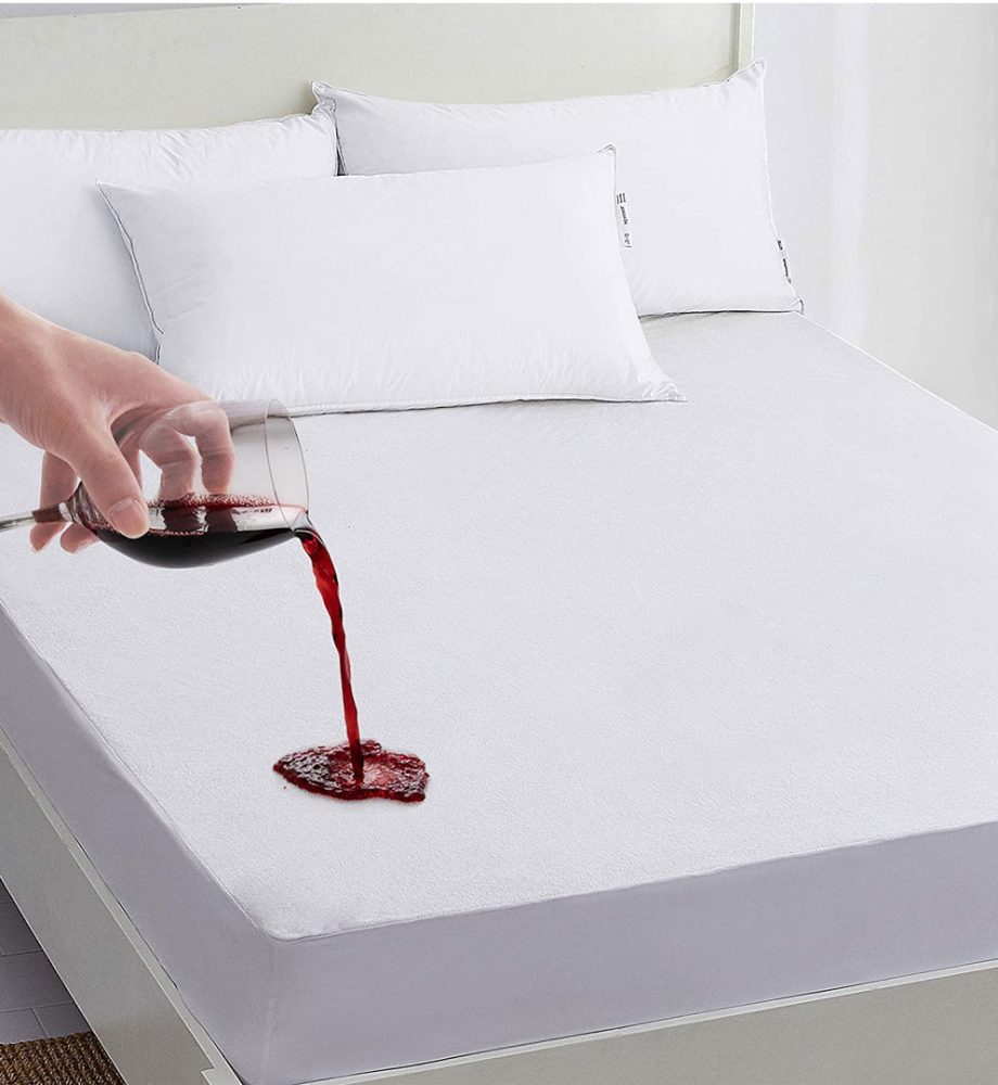 Protectie saltea husa frotir bumbac 100% impermeabila pentru saltea de 180x200x25cm