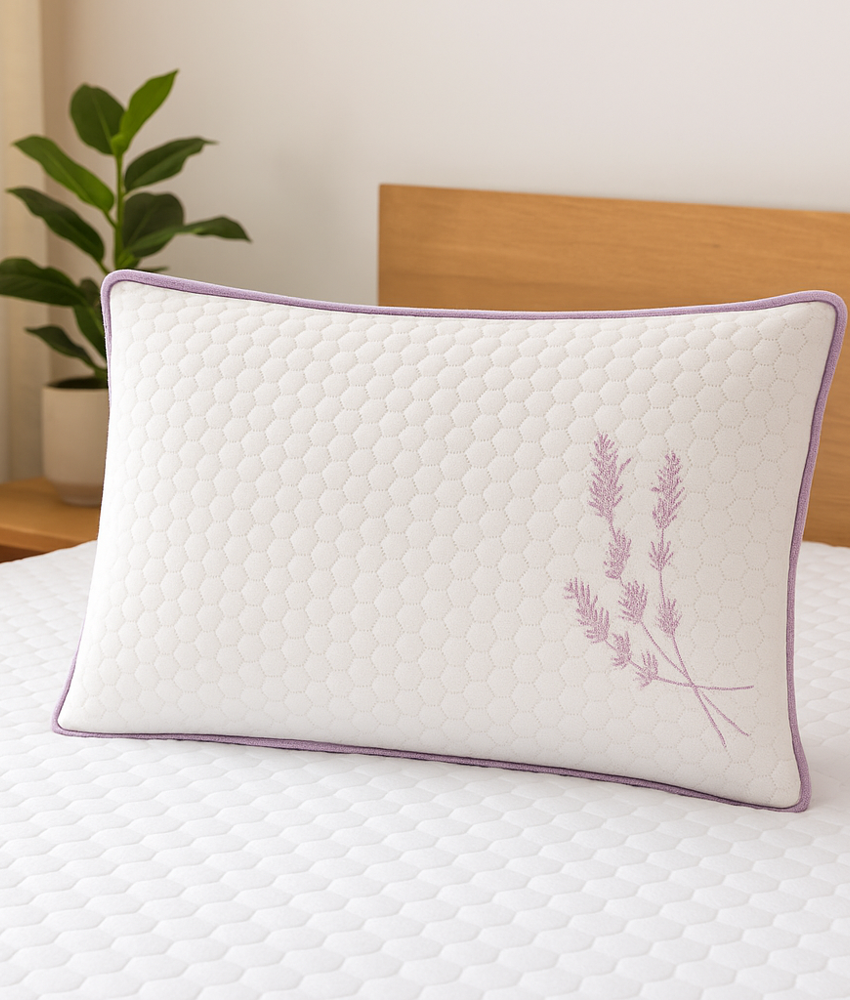 Perna MEMORY  40 x 70 cm, spuma cu memorie Lavanda