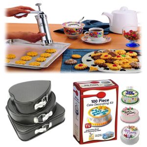 Aparat profesional de facut fursecuri si biscuiti + 3 Forme tort, forme diferite + CADOU Kit decorare tort 100 piese