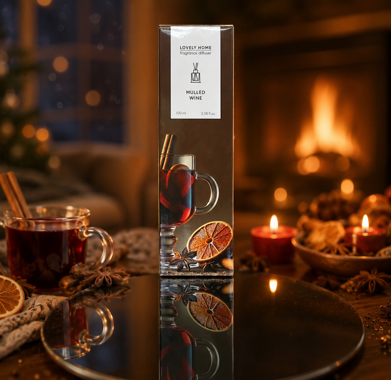 Ventilator cu picior și telecomandă Victronic, 3 trepte viteză, 45 W + Parfum de cameră Lovely Home 100 ml - imagine 3